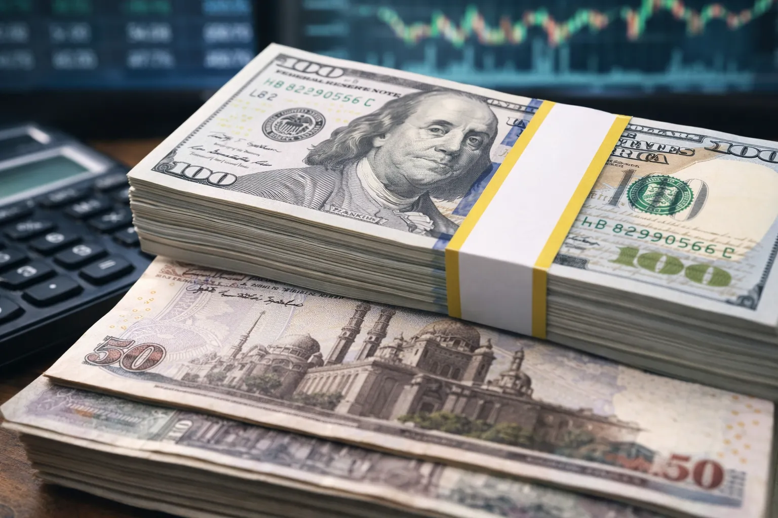 استقرار سعر الدولار في مصر: توقعات بخفض الفائدة وسط ترقب قرار البنك المركزي
